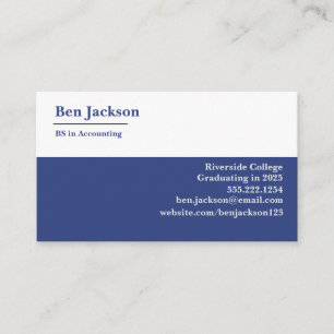 Custom Business Cards for Students