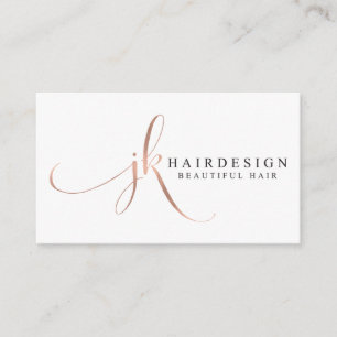 Custom Business Cards: JK Hair Design Card