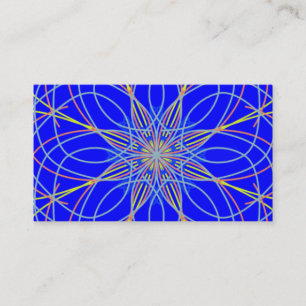 Custom Business Cards, Kaleidoscope Mandala Art 2a Business Card