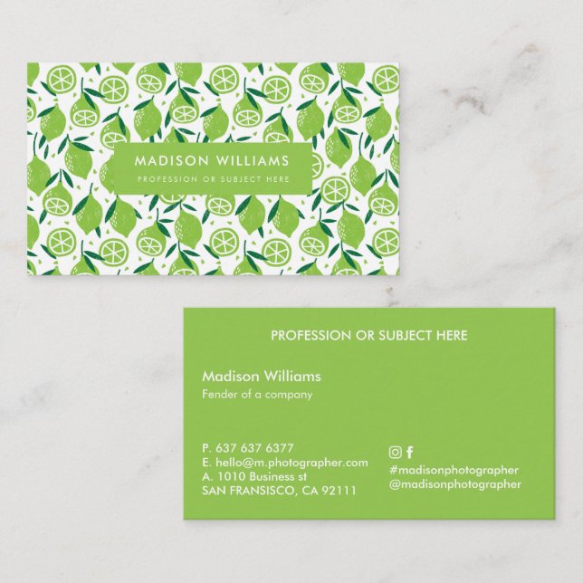 Custom Business Cards Minimal Stylish (Front/Back)