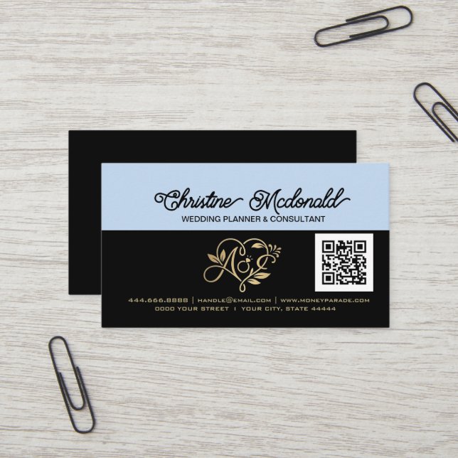 Custom Business Cards - Personalised Minimalist (Front/Back In Situ)