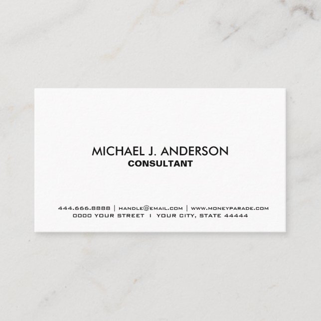 Custom Business Cards - Personalised Name Cards (Front)
