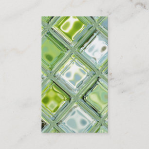 Custom Business Cards with Glass Tile Art