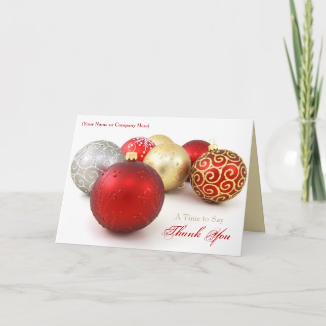 Custom Business Christmas Card Printing (Front)