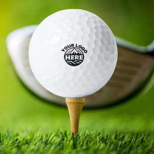  Custom Business Company Logo Business Branded  Golf Balls