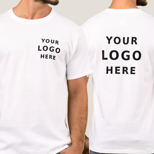 Custom Business Company Logo Employee Staff Promo T-Shirt (Creator Uploaded)