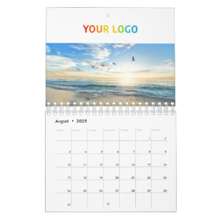 Custom Business Company Logo Office Photo Calendar