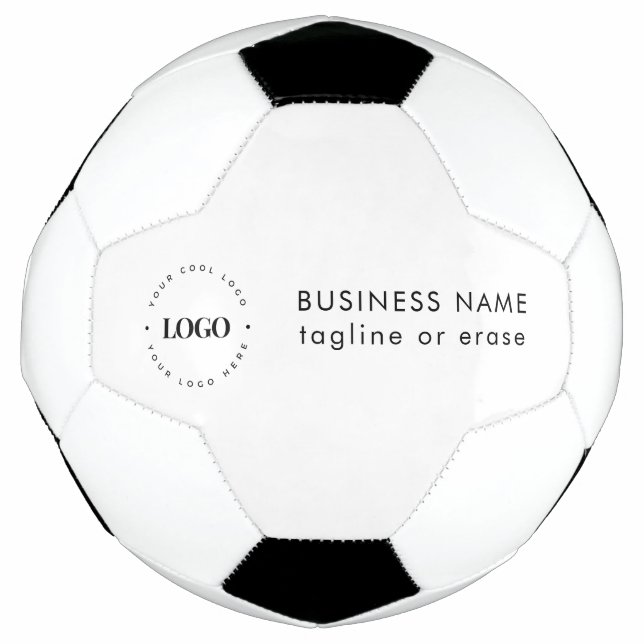 Custom Business Company Logo Personalised Branded Soccer Ball (Front)