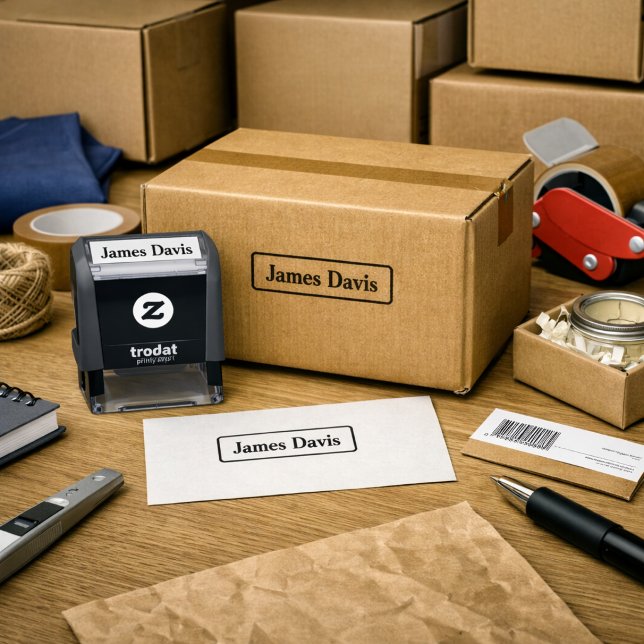 Custom Business Company Name Self Inking Stamp (Creator Uploaded)
