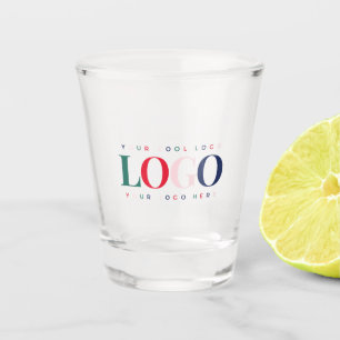 Custom Business Company Rectangle Colourful Logo Shot Glass
