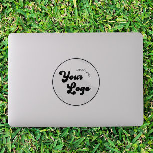 Custom Business Company Round Circle Logo Laptop