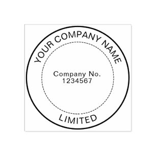 Custom Business Company Rubber Stamp