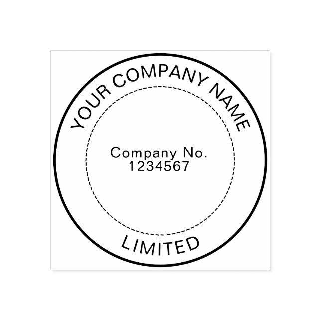 Custom Business Company Rubber Stamp (Imprint)