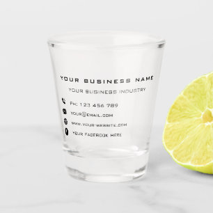 Custom Business Company Shot Glass Promotional