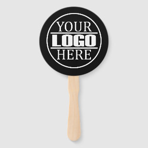 Custom Business Corporate Brand Logo Hand Fan