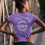 Custom Business Corporate Logo Employee Uniform T-Shirt<br><div class="desc">Promote your business on your t-shirt, wherever you go. Create your own custom branded t-shirt with your own company logo. The print can be placed on the front, pocket area, and the back. Wearing promotional t-shirts with your business logo at trade shows and other corporate events help others recognise members...</div>