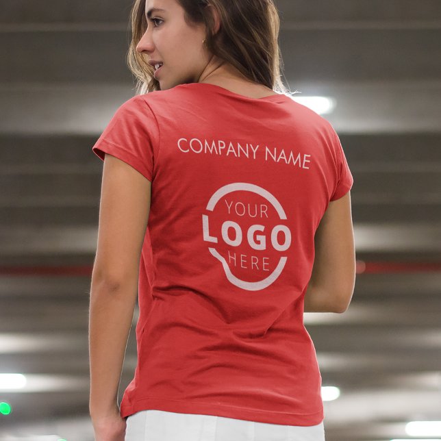 Custom Business Corporate Logo Employee Uniform T-Shirt (Creator Uploaded)