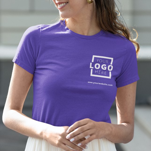 Custom Business Corporate Logo Employee Uniform T-Shirt (Creator Uploaded)