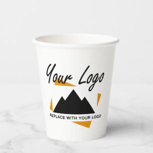Custom Business Design Add Your Company Logo Paper Cups