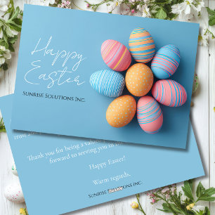 Custom Business Easter Greeting Card 