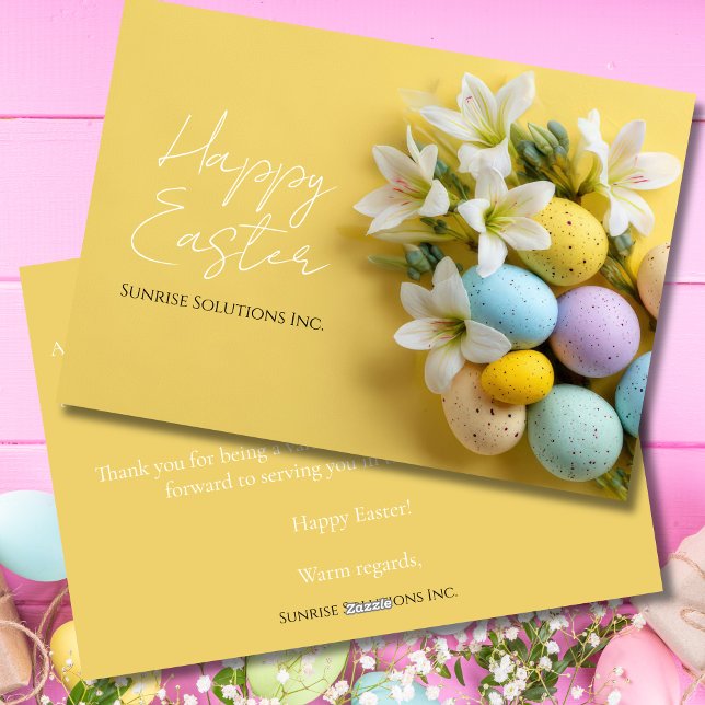 Custom Business Easter Greeting Card  (Creator Uploaded)