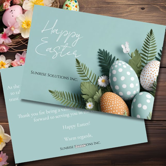Custom Business Easter Greeting Card  (Creator Uploaded)