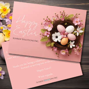 Custom Business Easter Greeting Card