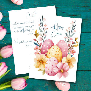 Custom Business Easter Greeting Card 
