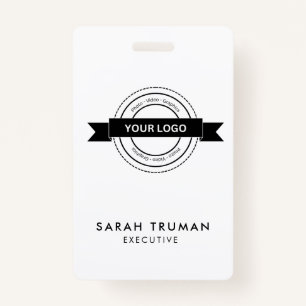 Custom Business Employee Card Minimalist & Modern  ID Badge