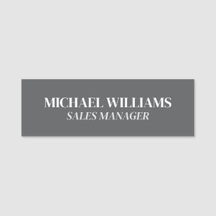 Custom Business Employee Professional Name Tag Pin