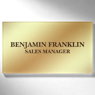 Custom Business Employee Professional Name Tag Pin