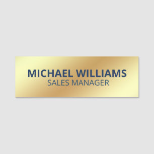 Custom Business Employee Professional Name Tag Pin