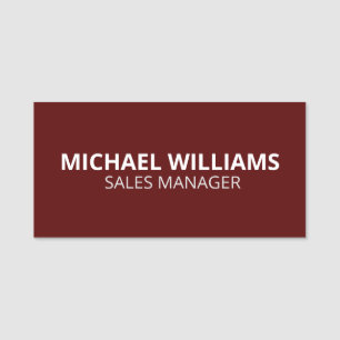 Custom Business Employee Professional Name Tag Pin