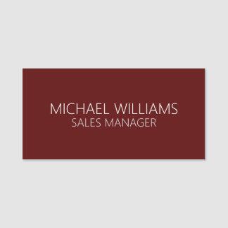 Custom Business Employee Professional Name Tag Pin