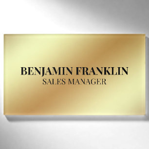 Custom Business Employee Professional Name Tag Pin