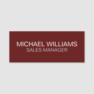 Custom Business Employee Professional Name Tag Pin