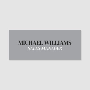Custom Business Employee Professional Name Tag Pin