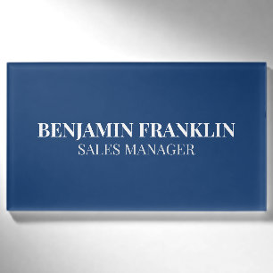 Custom Business Employee Professional Name Tag Pin