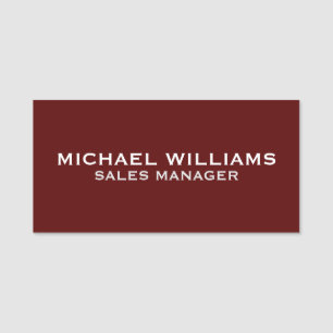 Custom Business Employee Professional Name Tag Pin