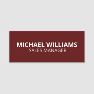 Custom Business Employee Professional Name Tag Pin
