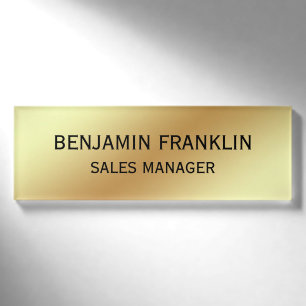Custom Business Employee Professional Name Tag Pin