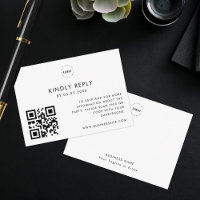 Custom Business Event RSVP QR Code Logo Website