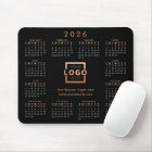 Custom Business Logo 2026 Calendar Rose Gold