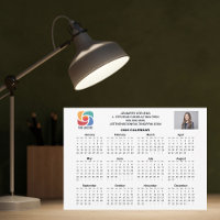 Custom Business Logo 2026 Company Calendar Card