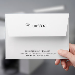 Custom Business Logo Address Professional Company Envelope