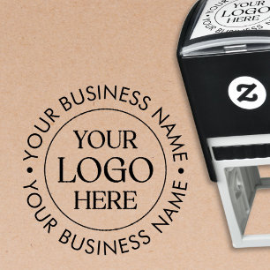 Custom Business Logo and Name promotional Self-inking Stamp
