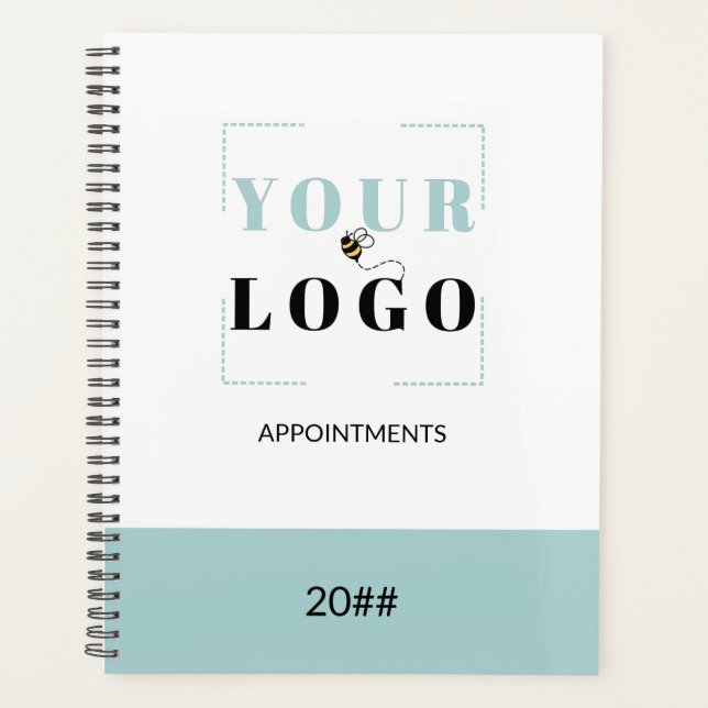 Custom Business Logo and Own Brand Colour Planner (Front)