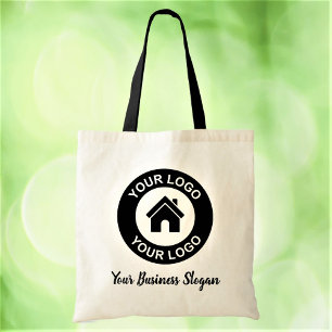 Custom Business Logo And Slogan Promotional Tote Bag