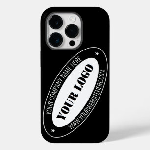 Custom Business Logo and Text Company iPhone Case