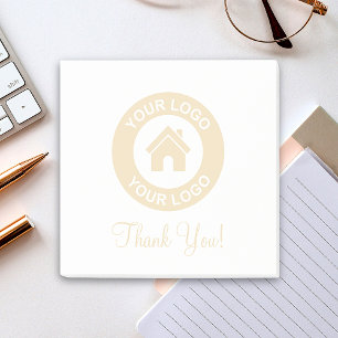Custom Business Logo And Text Post-it Notes